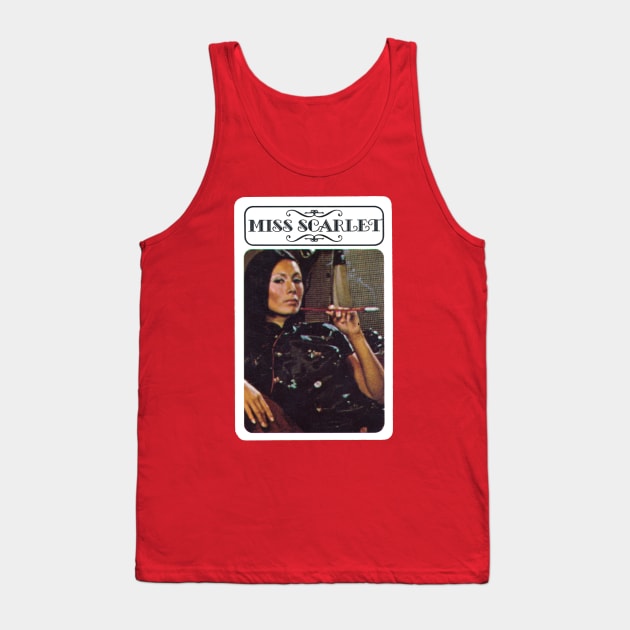 Miss Scarlet Green - Clue Murder Suspect Card! T-Shirt T-Shirt Tank Top by thighmaster